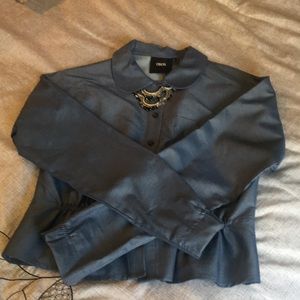 ASOS peblum blouse